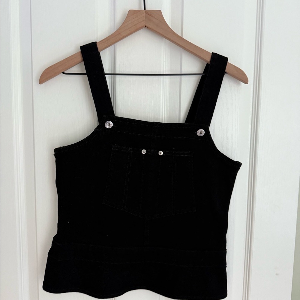 Black Denim Women's Top